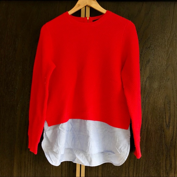 J. Crew Sweaters - J. Crew Red and Blue Sweater